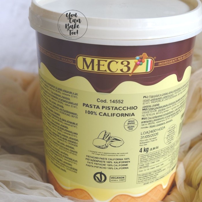 

Promo Terbatas Mec3 Pistachio Paste Pure 100% California Pasta Pistachio For Pastry, Chocolate Dubai