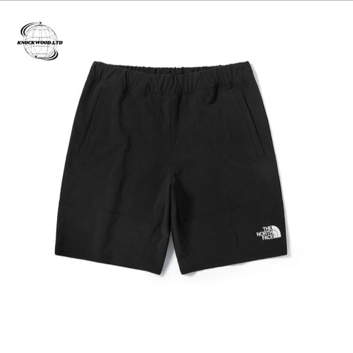 celana pendek the north face black & grey