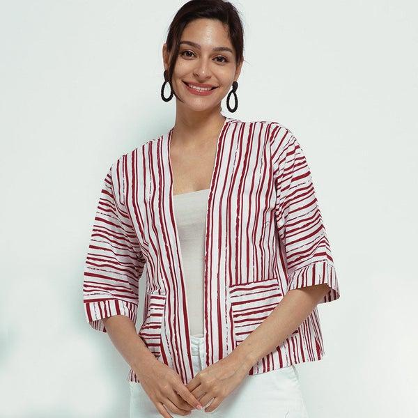 NAYARA BATIK CARDIGAN GABIE LURIK CARDIGAN STRIPE OUTER KATUN WANITA TERMURAH