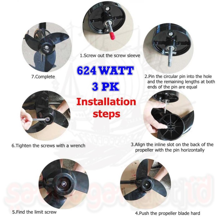 ELECTRIC OUTBOARD MOTOR / MESIN TEMPEL ELEKTRIK / MESIN TEMPEL