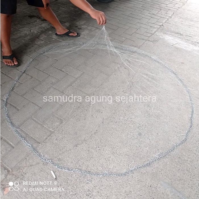 SALE TERHOTT JALA KECRIK JALA IKAN 1,3 METER BISA UNTUK UDANG JALA LEMPAR JALA SUNGAI READYY