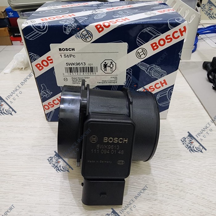BISA GOSEND SENSOR MAF AIR MASS MERCEDES M111 W203 C180 C200 C230 5WK9613 BOSCH ORIGINAL PART