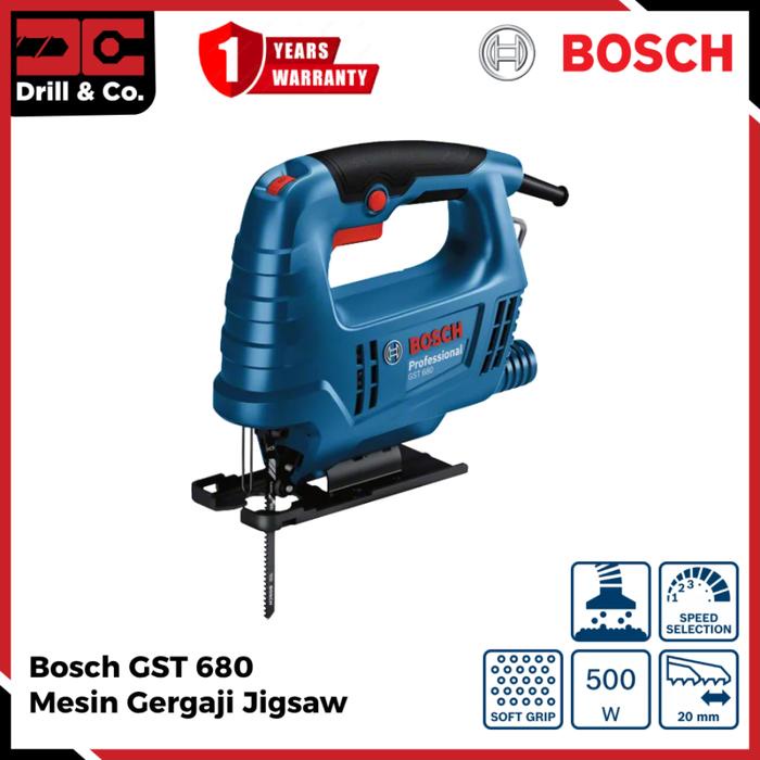 Bosch Gst 680 Mesin Gergaji Jigsaw / Pemotong Kayu Listrik
