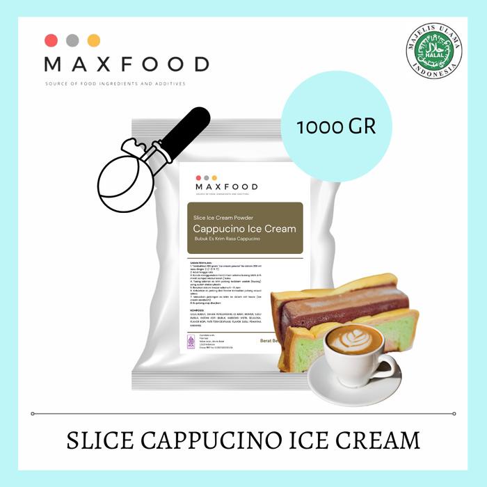 

Promo Terbatas Slice Cappucino Ice Cream / Bubuk Es Krim Rasa Kopi 1 Kg Aman