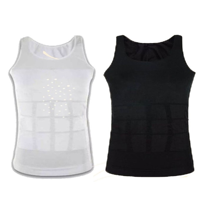 Good Quality Slim N Lift Body Shaper For Men Singlet Kaos Baju Pelangsing Pria