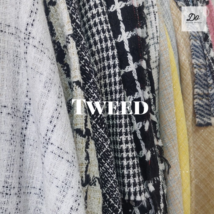 ..... Kain Bahan Tweed Import