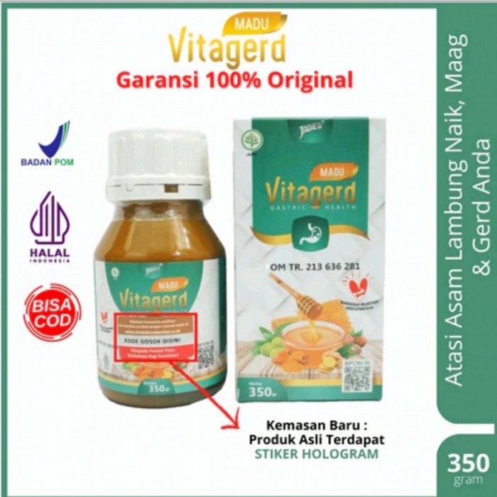 

Sale Terbatas Madu Vitagerd 350Gr Atasi Maag Dan Gangguan Asam Lambung Aman