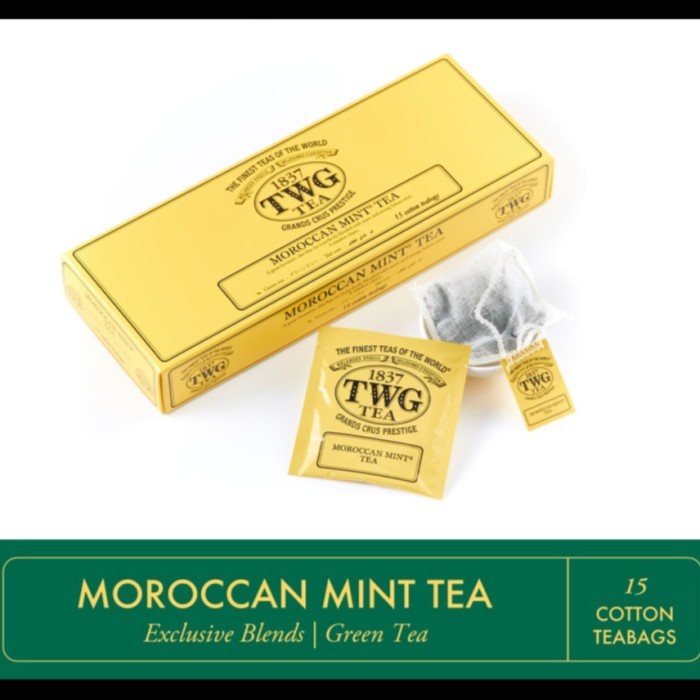 

TWG Tea Moroccan Mint (Cotton Teabag 15pcs)