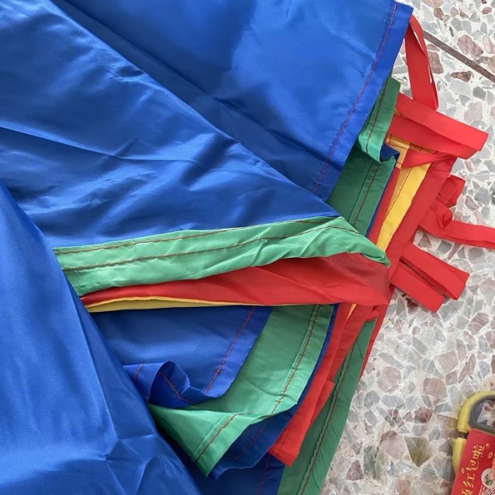 Mainan Parasut Pelangi Mainan Outdoor Anak Tk Permainan Anak Sekolah Asli 100%