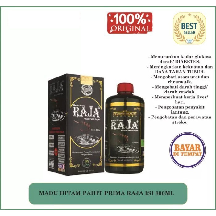 

Sale Terbatas Madu Prima Raja Hitam Pahit Super 800 Gram Aman