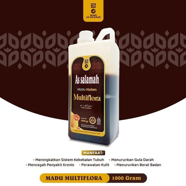 

Sale Terbatas Madu Hutan Multiflora As Salamah 1 Kg Murni Asli Sumatera Original Aman