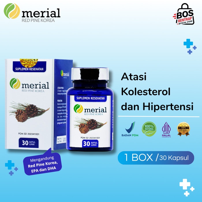 

Sale Terbatas Merial Red Pine Korea - 30 Kapsul / Herb Hipertensi Dan Kolesterol Aman