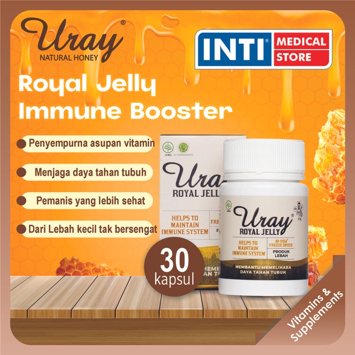 

Promo Terbatas Madu Uray Royal Jelly Capsul Isi 30 Ekstrak Royal Jelly Aman