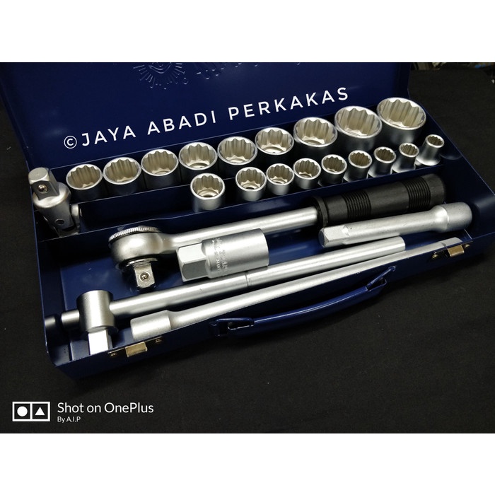 KUNCI SOCK SET - SOCKET SET TJAP MATA GERMANY 25PCS