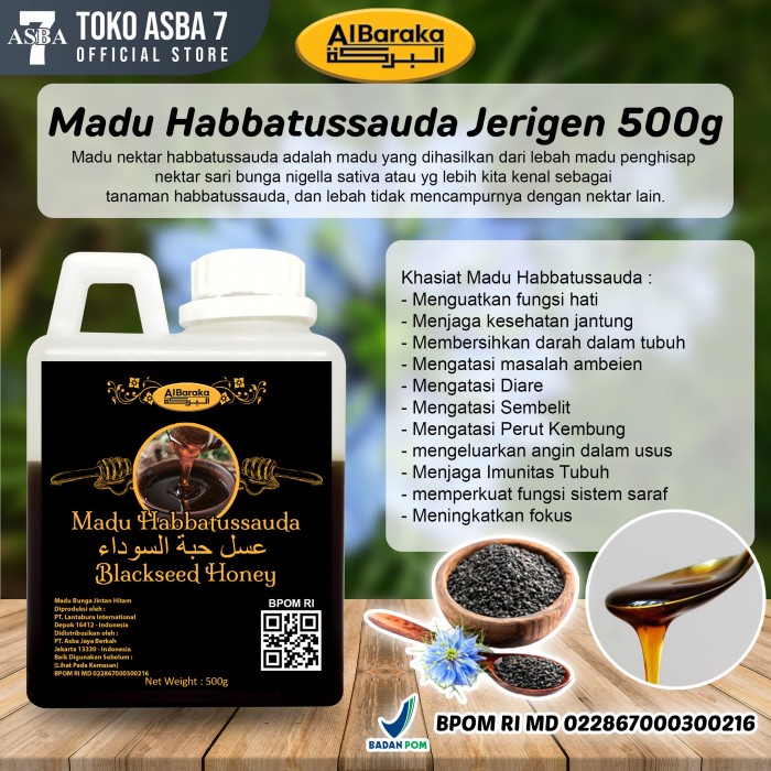 

Sale Terbatas Al Baraka Madu Habbatussauda Jerigen Aman