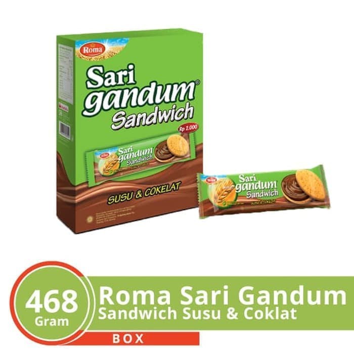 

JTTOP" ROMA SARI GANDUM 12 PCS
