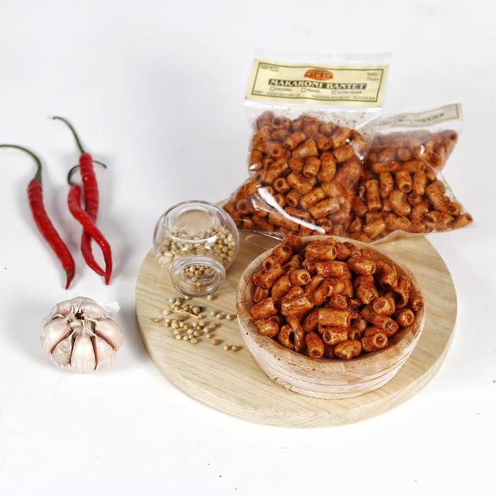 

JTTOP" PAKET 10PCS MAKARONI BANTET KEMASAN 70GRAM (BISA MIX TULIS RIMCIAN DI PESAN OPTIONAL) FOOD