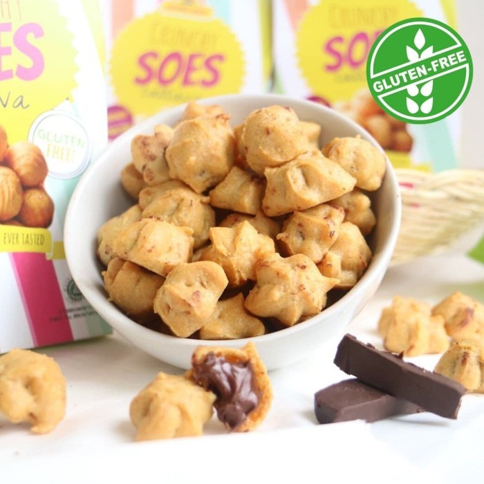 

JTTOP" CHOCOLATE CRUNCHY SOES GLUTEN FREE