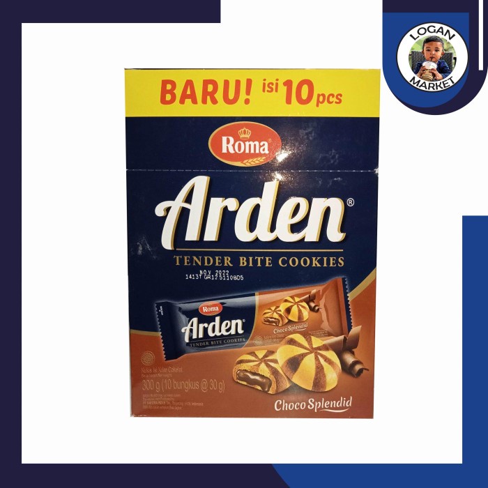 

JTTOP" ROMA ARDEN COOKIES BISKUIT CHOCO SPLENDID 30GR ISI 12 PCS