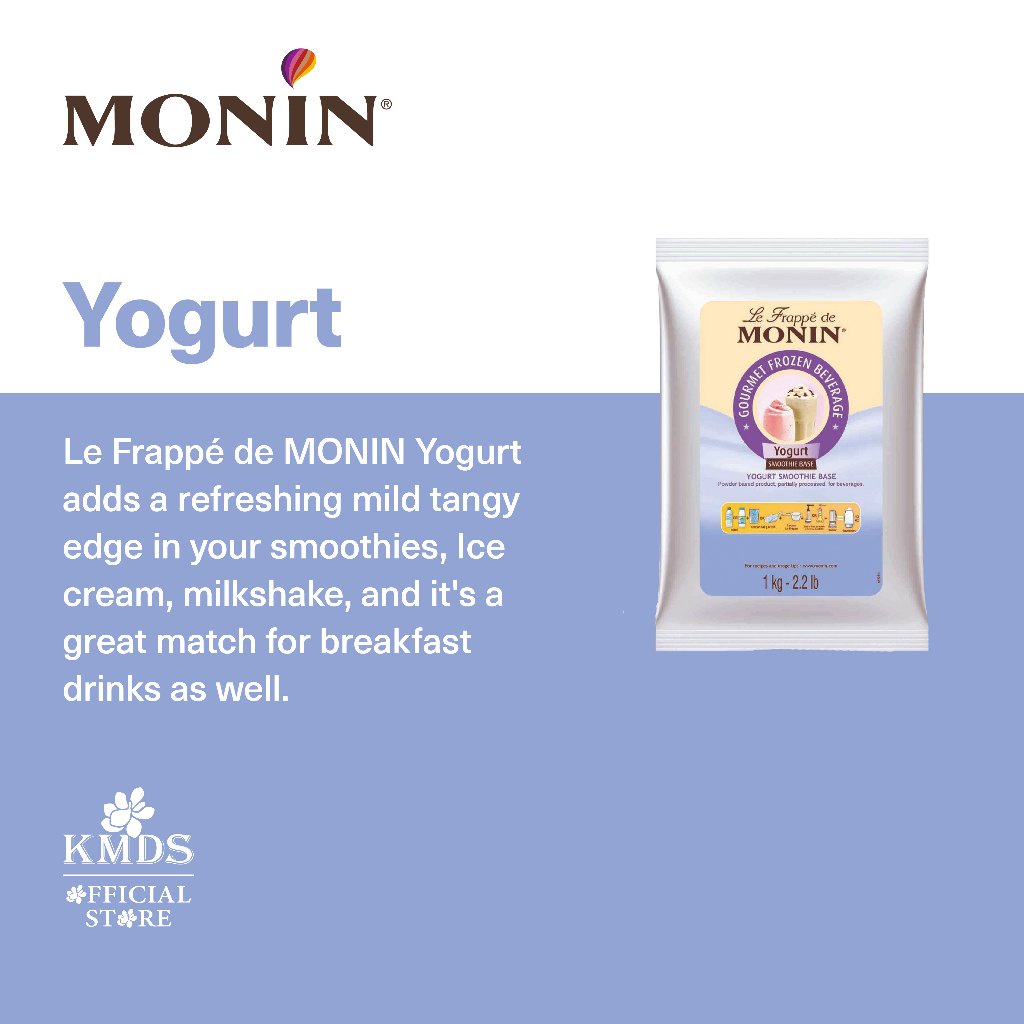 

Monin Yogurt Powder 1000gram/1Kg
