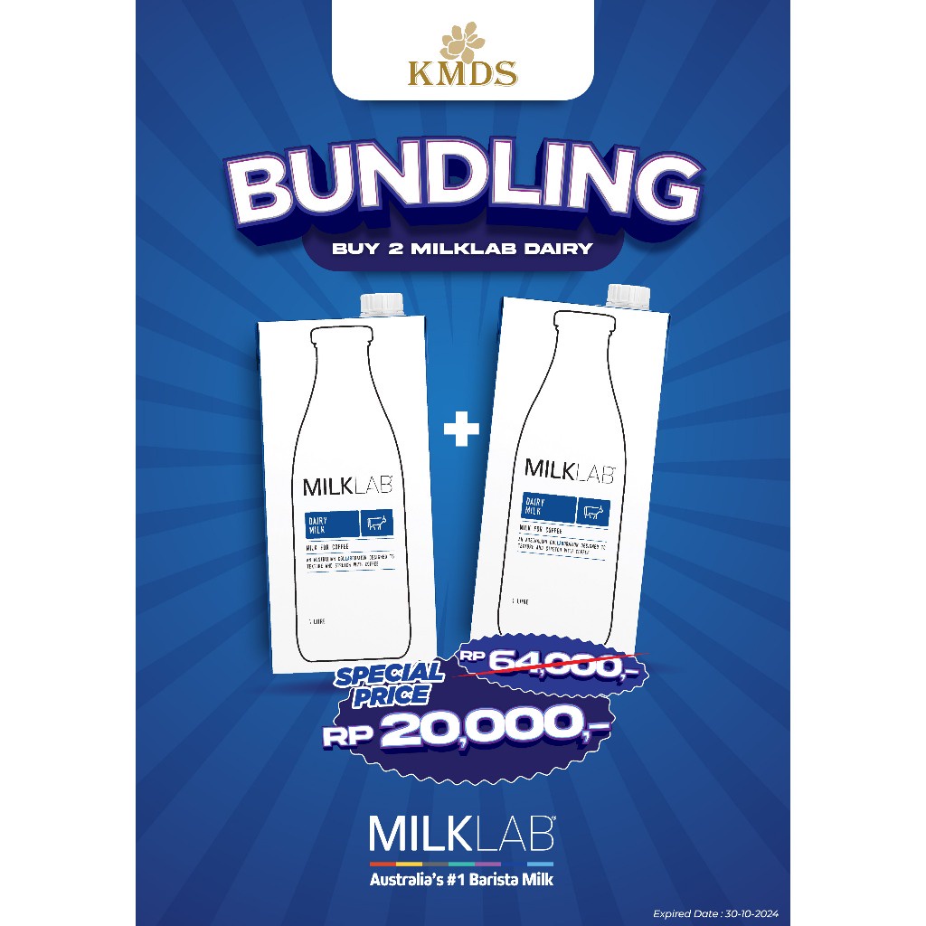 

BUNDLING PROMO BUY 1 GET 1 FREE MILKLAB DAIRY