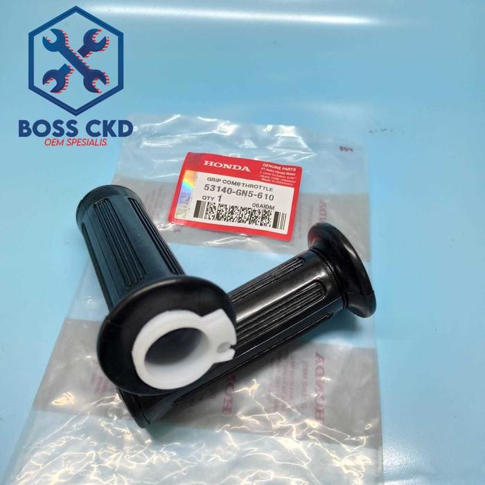 Hand Grip Handfat Karet Stang Handgrip Assy Motor Honda Astrea Grand Legenda Supra Supra Fit GN5