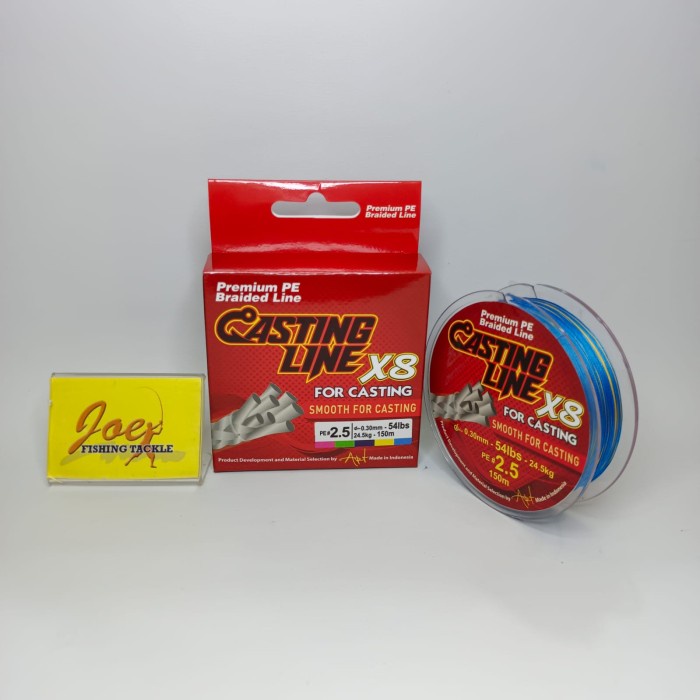 Kualitas No1 Casting Line X8 Pe#2,5 - 54Lb Multicolour Benang Pancing Senar Pe