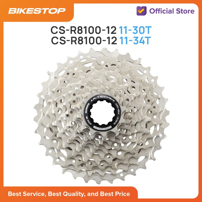 Shimano Ultegra Hyperglide+ Cassette Sprocket 12 Speed Cs-R8100-12 #Gratisongkir