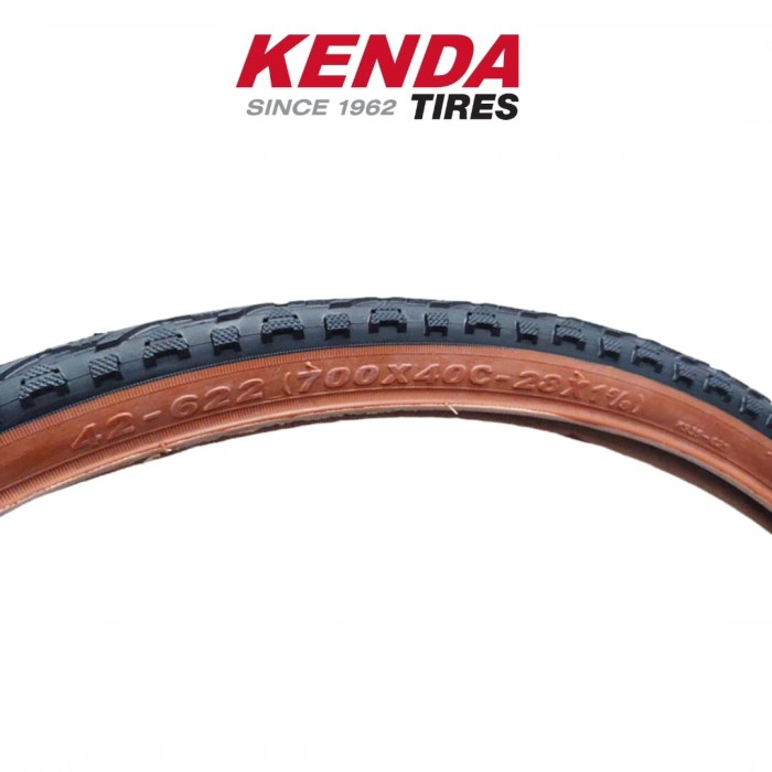 Ban Luar Kenda 700 X 40C (42-622) 85 Psi Coklat 700X40C 622 #Gratisongkir