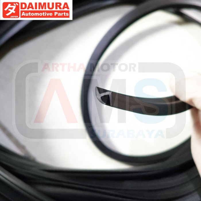 YOK DI CO. KARET LIS LIST TL SIRIP JEPIT FENDER SPAKBOR BODY KIT BODYKIT PINTU MOBIL HITAM