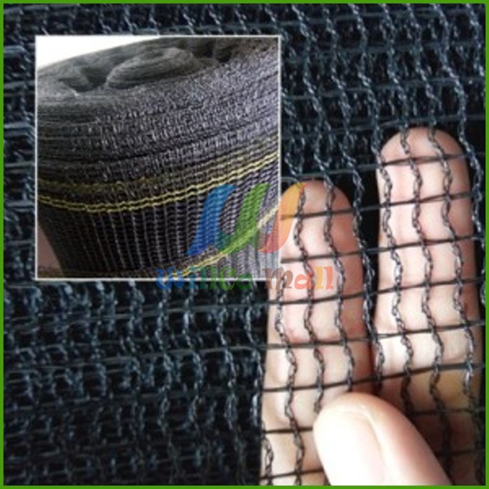 Terbaru Jaring Ikan Waring Hitam RK Anti Geser Pagar Kebun dan Kolam 1 ROLL Berkualitas