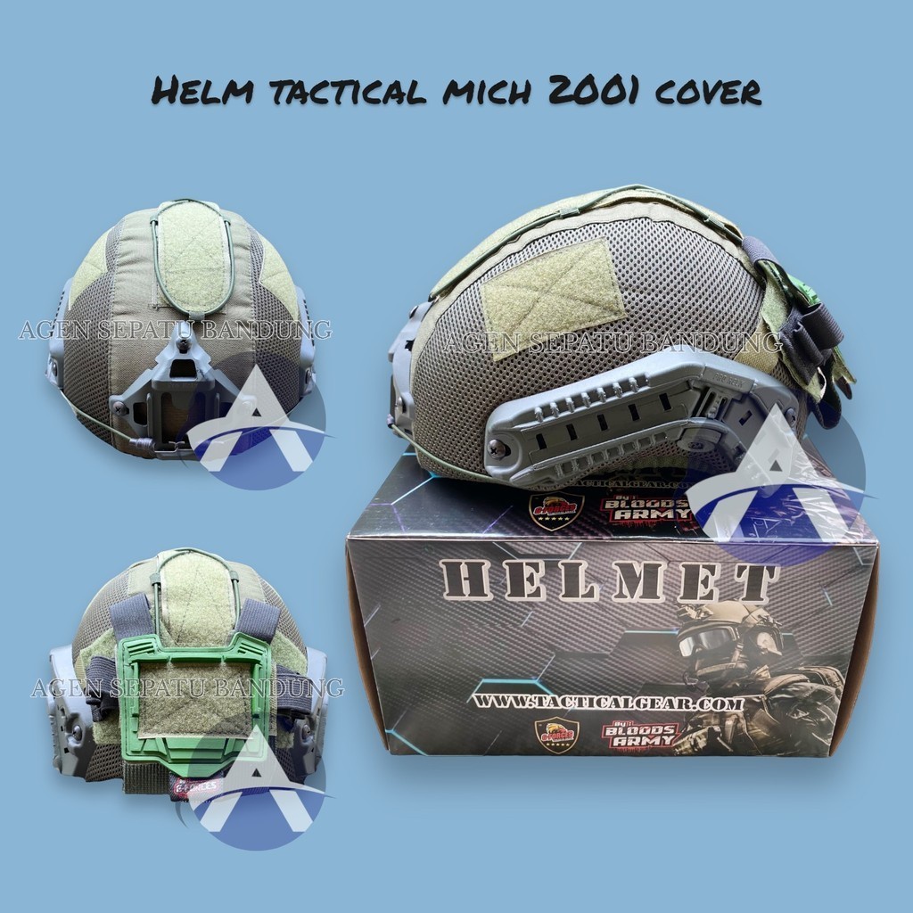 Helm Tactical Mich 2001 Loreng Military / Helm Tactical Mich 2001 Cover
