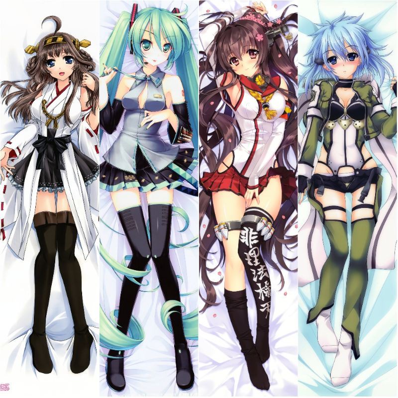 Dakimakura mini / pillow / guling anime platelet mikasa zero two megumin kurumi rem nezuko mikasa