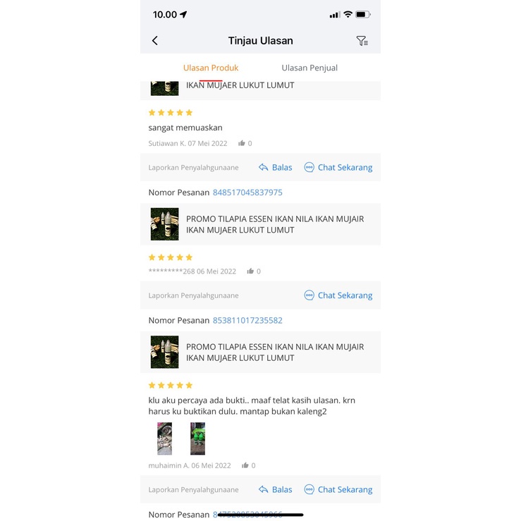 ORIGINAL TILAPIA ESSEN IKAN NILA IKAN MUJAER IKAN MUJAIR LUMUT LUKUT