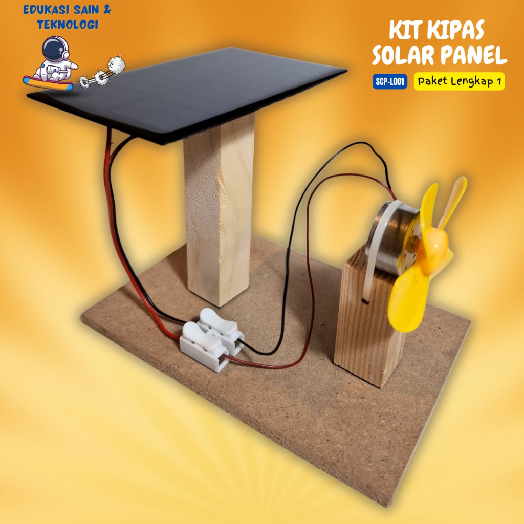 KIT EDUKASI SOLAR PANEL SOLAR CELL PANEL SURYA PLTS MINI MINIATUR SOLAR CELL KIPAS TENAGA MATAHARI