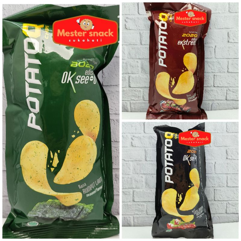 

Potato Q Chips (1 pack isi 10 pcs) WE!