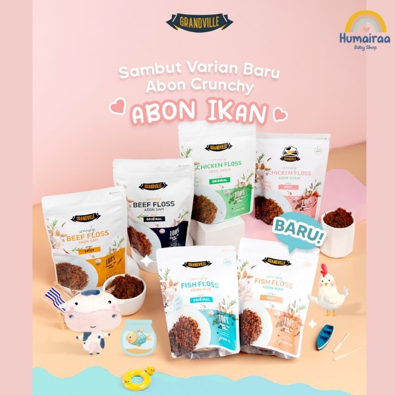 

Grandville Abon Sapi & Ayam 100gr Non MSG Enak & Gurih WE!