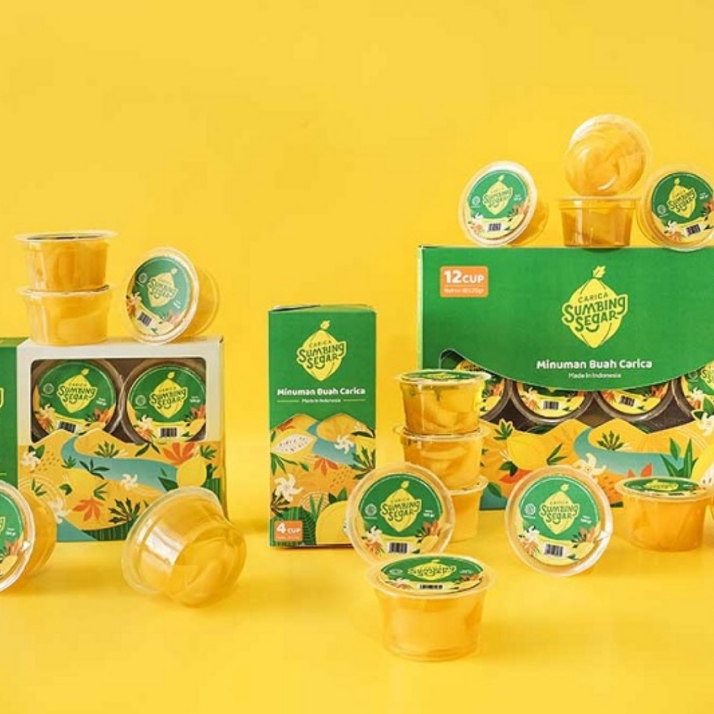 

Carica Sumbing Segar Minuman Manisan Buah Pepaya Asli Khas Dieng Kemasan Box Gift Cup Gelas WE!