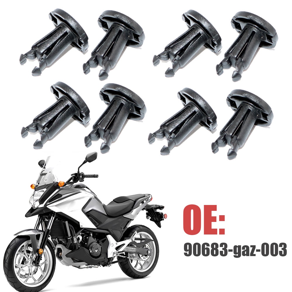 10Pcs Scooter Plastic Screw Rivets Clip For Honda Motorcycle 90683-Gaz-003 Motorcycle Nc 700K
