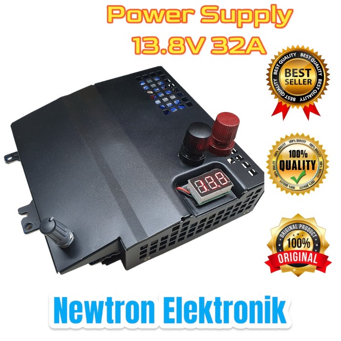 JTTOP" POWER SUPPLY SWITCHING ADJUST 12V 13.8V 32A RADIO RIG MOTOROLA CCTV