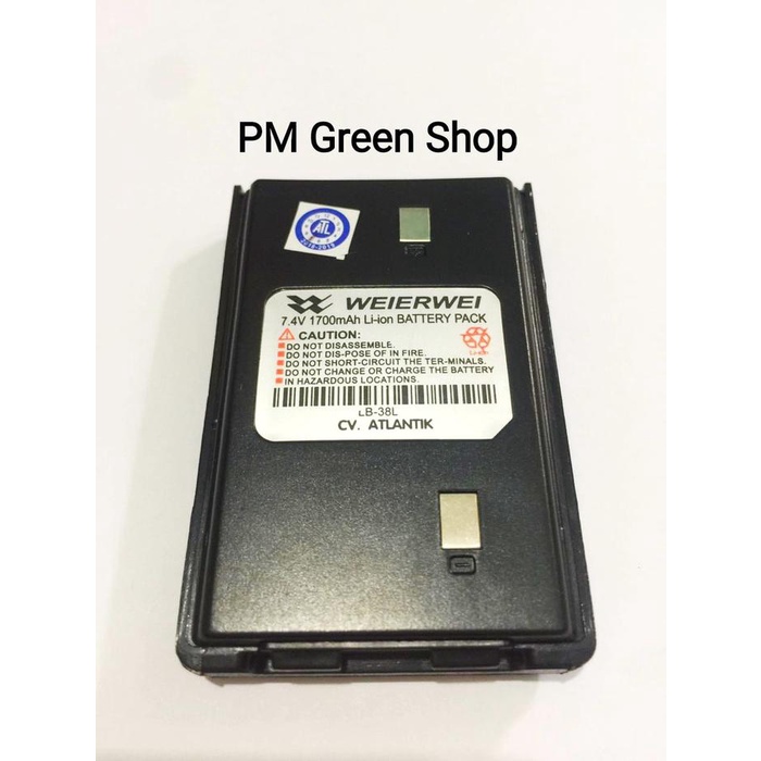 JTTOP" BATERAI HT TORIPHONE TP 338 MODEL LB-38L 1700 MAH WALKIE TALKIE