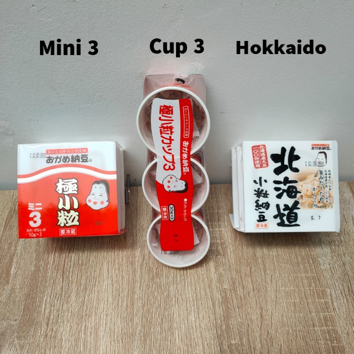 

Okame Nato Goku Kotsubu Cup 3 - Fermentasi Tape Kedelai Jepang Japan
