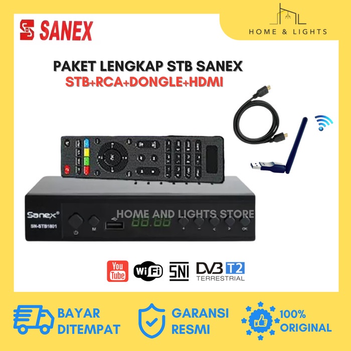 JTTOP" SET TOP BOX SANEX FULL HD STB-1801