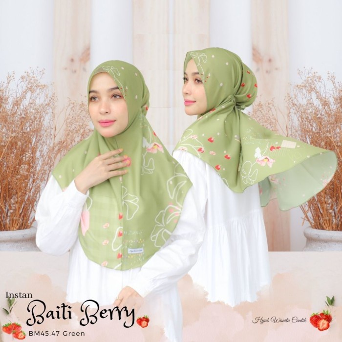 Hijabwanitacantik - Instan Baiti Berry Hijab Instan
