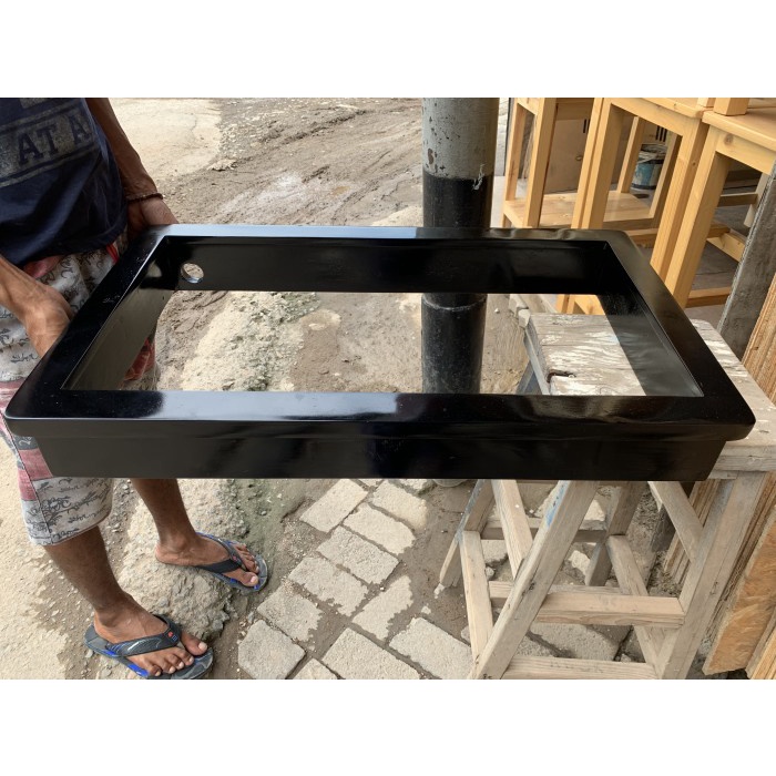 Meja kompor tanam tanpa kaki