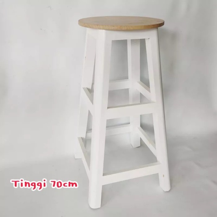 Kursi Warna Kursi bar kayu Tinggi 70cm