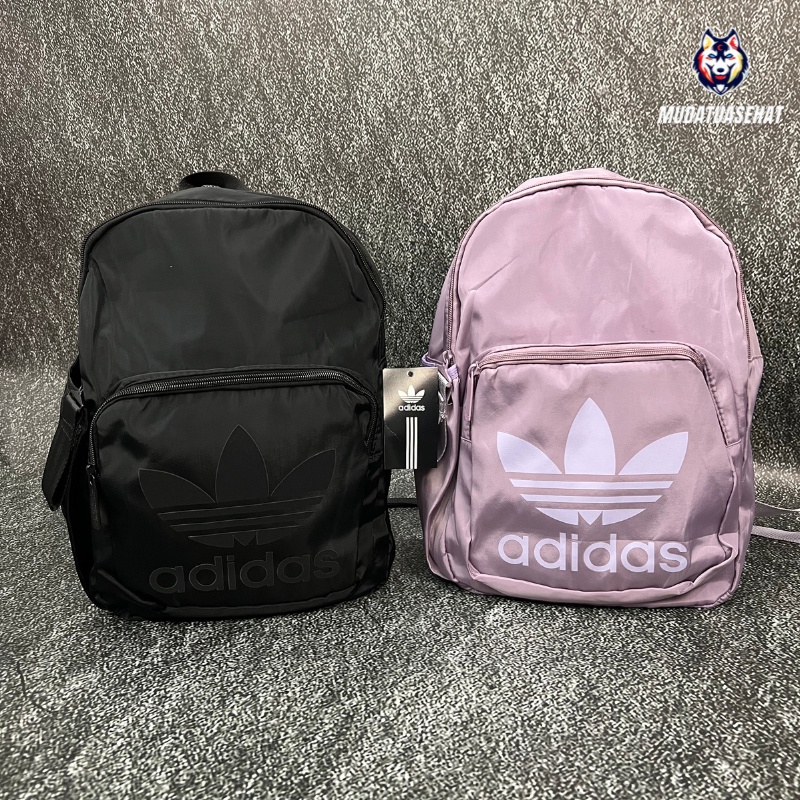 ADIDAS MEDIUM CLASSIC NYLON WATERPROOF BACKPACK / TAS RANSEL ANTI AIR / BAGPACK / TAS SEKOLAH / TAS