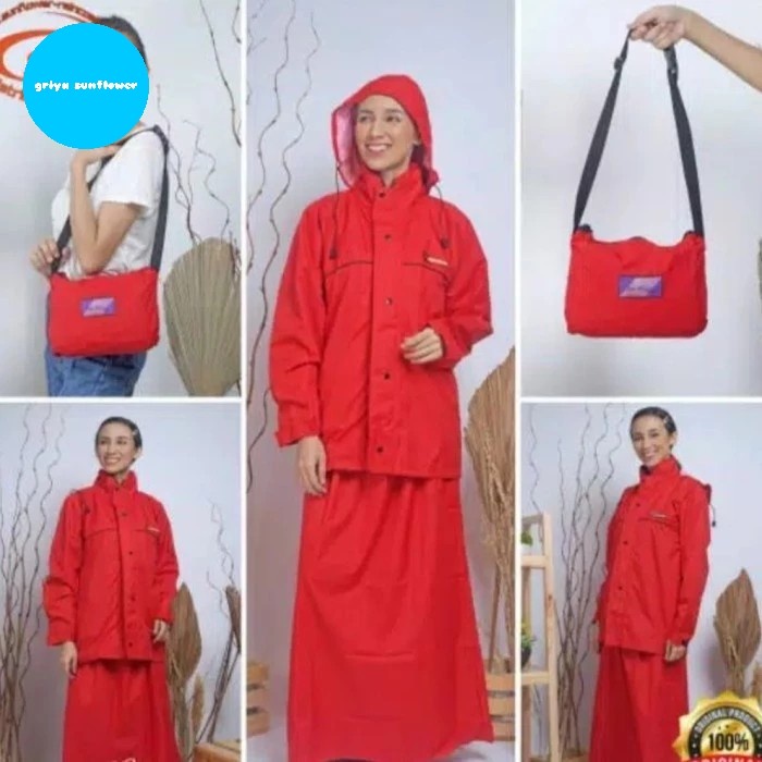 Jas Hujan Sunflower Women ( Rok) M,L,Xl