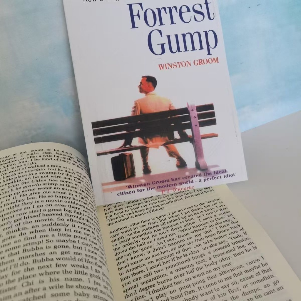 Forrest Gump by Winston Groom - Classic American Novel English Paperback Inspirational Story Bestsel