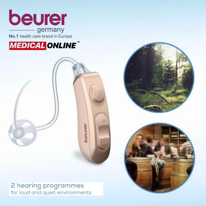 Ready BEURER HA-80 HA-80 HEARING AID WITH POWERBANK / ALAT BANTU PENDENGARAN